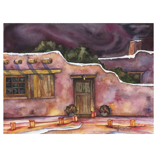 Title "Farolito Doorway"